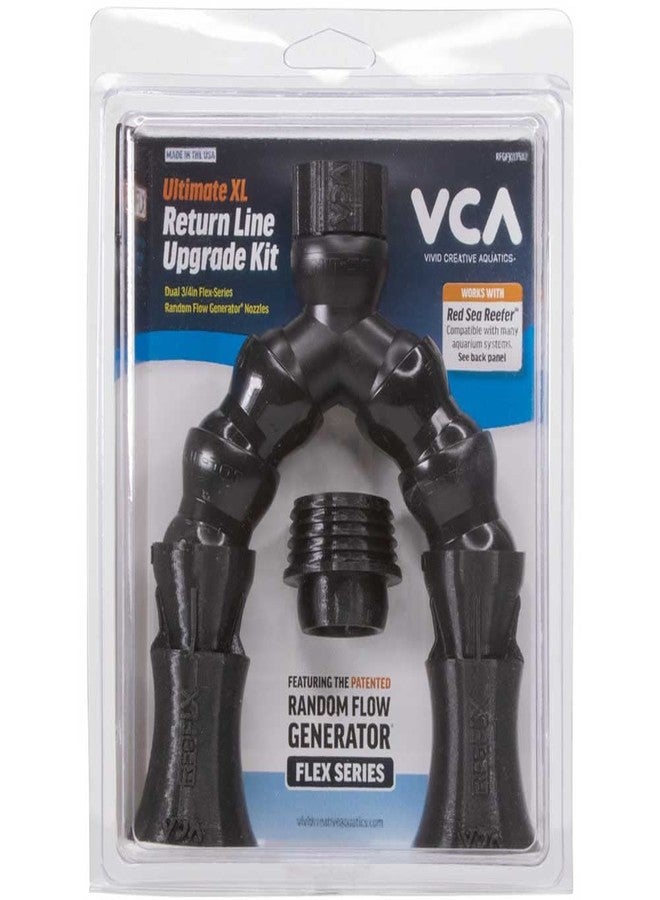 مجموعة ترقية خط الإرجاع النهائي VCA Flex Series Ultimate XL، مولد تدفق عشوائي مزدوج من سلسلة Flex مقاس 3/4 بوصة، من Vivid Creative Aquatics - Image 1